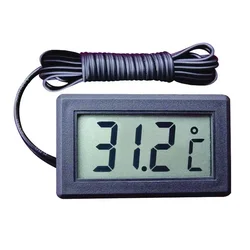 33 LCD elektronski termometer s sondo, panelna ura ZW9