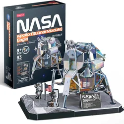 shumee 3D sestavljanka Cubic FUN lunarni modul Apollo 11 93 kosov DS1058H