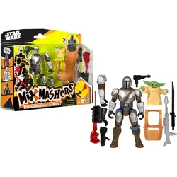 Transformers: Mix Mashers Deluxe Mandalorian in Grogu figura z dodatki - Hasbro