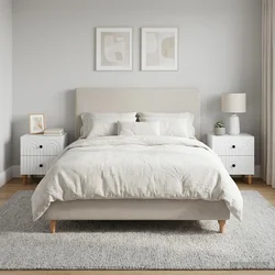 Noćni ormar 2 pcs Bijela 43 x 34,5 x 48 cm Konstruirano drvo