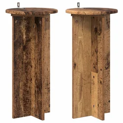 Stalak za biljke 2 pcs Staro drvo 29,5 x 29,5 x 60 cm