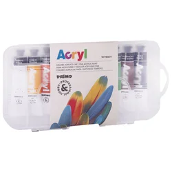 Boja akrilna  18ml aluminijska tuba 10boja cmp.405ta10sp