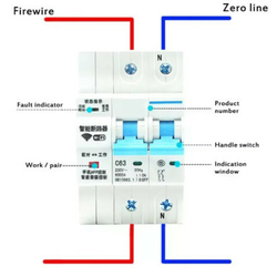 Gembird ZIGBEE-SMART-SWITCH BREAKER tuya APP voice control alexa google smart zgbee 3.0 circuit bre