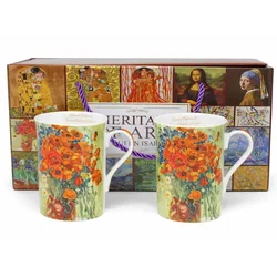 Komplet porcelanastih skodelic Maki - Vincent van Gogh, 290 ml, za darilo