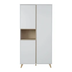 quax® dvodelna omara loft white