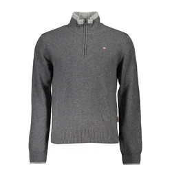 NAPAPIJRI MEN'S GRAY SWEATER