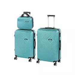 Komplet kovčkov TraveLux Pro XXIV na koleščkih laguna modra