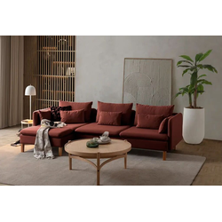 Atelier del Sofa Ugaona garnitura Flexy Relax, 285 x 150 x 100 cm, Crvena