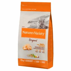Natures Variety Hrana za mačke gain Original, Piletina - 1.25 kg
