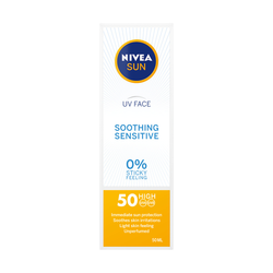 NIVEA SUN Sensitive kema za lice SPF50 50 ml