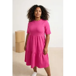 Trendyol Curve Ženska haljina TBBSS23AH00129, Roze