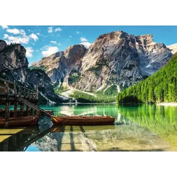 Ravensburger - Puzzle Jezero Braies, Italija - 1 000 kosov