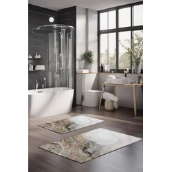 Lessentiel Maison Set prostirki za kupatilo CT-5035, 2 Komada, Siva