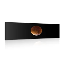 Slika luna na nočnem nebu - 135x45