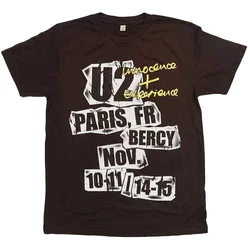 U2 I+E Paris Event 2015 (Ex-Tour) Brown L Majica