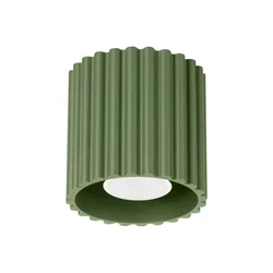 Sollux SL.1794 - Spot svetiljka AURA, 1xGU10/10W/230V, prečnika 10 cm, zelena