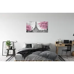 tulup.si Slika na platnu Pariz spomladi drevo 100x50 cm