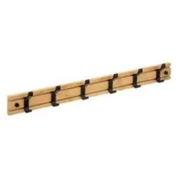 MSV FIVE ZIDNA VESALICA 6 60X8,2X4,3CM BAMBUS/METAL