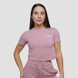 GymBeam Ženska majica Agile Cropped Woodrose