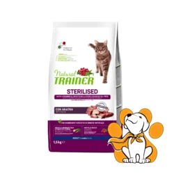 Natural Trainer Sterilised Cat With Duck 1.5kg, Hrana Za Mačke Sa Pačetinom
