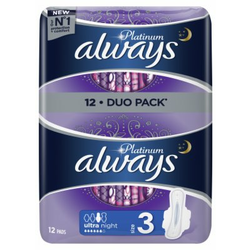 HIGIJENSKI ULOSCI PLATINUM NIGHT DUO ALWAYS 12/1