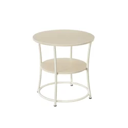 Songmics Stranska mizica 55x55 cm bež