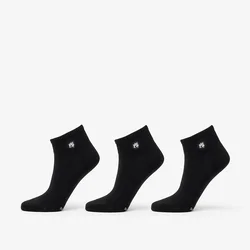 Nogavice Footshop Ankle Socks 3-Pack Black 36-38