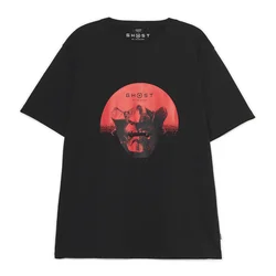 Cropp - Crna majica s printom Ghost of Tsushima - CRNO