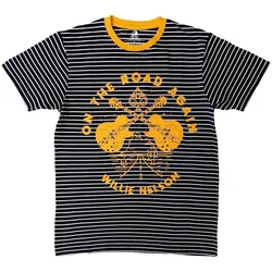 Willie Nelson On The Road Again (Ringer) Black & White XL Majica