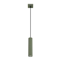 Sollux SL.1611 - Luster na sajli KARBON 1xGU10/10W/230V zelena