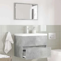 Set namještaja za kupaonicu Betonski sivi 60 x 38,3 x 45 cm