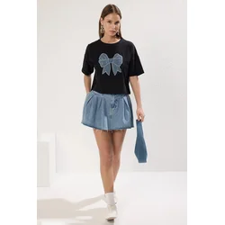 Trendyol Milla Ženska majica TWOSS25TS00132, Crna