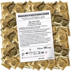 Rilaco Bulk-Pack: Pop (Nature), 1000 lubricated condoms