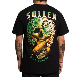 Ulična majica moška - GET SHAMROCKED - SULLEN - SCM6325_BK