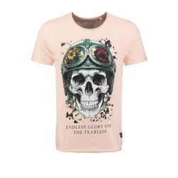 Key Largo Majica KLFEARLESS temno zelena/puder/črna/bela