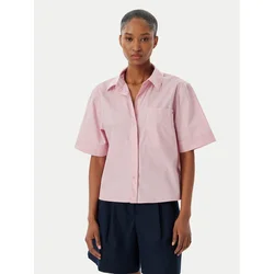 Tommy Hilfiger ESS POPLIN SS SHIRTS Rožnata