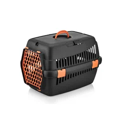 Paws & Whiskers Transporter za mačke 5096-S-5, Crno-narandžasti
