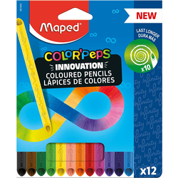 Maped Set drvenih boja Infinity, 12 komada
