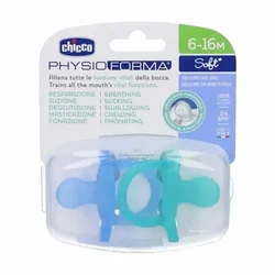 Chicco Physio Soft Silicone Pacifier Blue 6-12 Months
