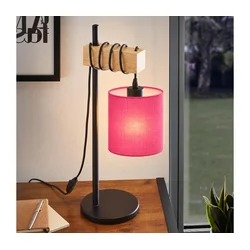 BRILAGI - Stona lampa NUBILA 1xE27/40W/230V braon/crna/ružičasta