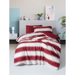 Lessentiel Maison Komplet posteljine Jolly, 160x220 cm, Krem-crvena
