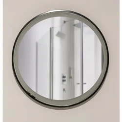 Ceramica lux Ogledalo alu-ram fi60, matt black, touch-dimer prednji- CL1 300019