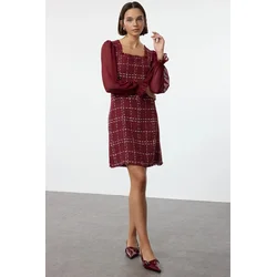Trendyol Milla Ženska haljina TWOAW21EL0532, Bordo