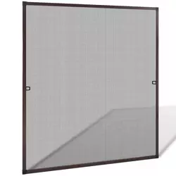 Rjava mreža proti insektom za okna 120 x 140 cm
