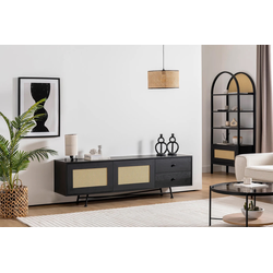 Hanah home TV Komoda Nala 180 Crna