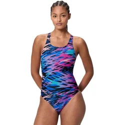 Speedo hyperboom print medalist black/pink m - uk34