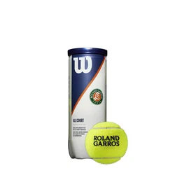 Wilson ROLAND GARROS ALL COURT 3 BALL, lopta za tenis, žuta WRT126400
