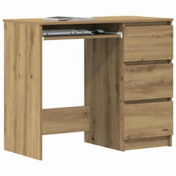Radni stol boja hrasta artisan 90x45x76 cm konstruirano drvo