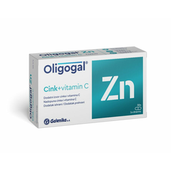 GALENIKA Oligogal ZN sa vit C, 30 kapsula