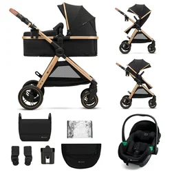 Kinderkraft Kolica Esme Pro 3u1 MINK PRO 2, Pure Black